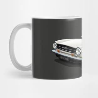 Triumph TR6 in white Mug